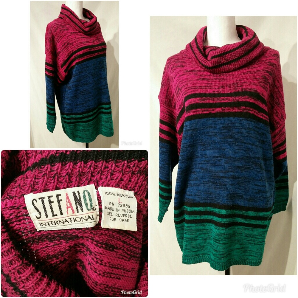 Vintage 90's 80's Stefano International Sweater